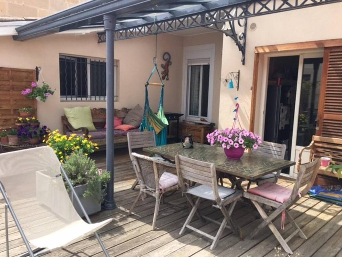 Calme , Proche Du Centre, Grande Terrasse, Petit Dejeuner Bordeaux Exterior foto